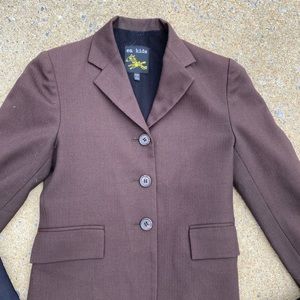 EA kids riding show coat- size 10r